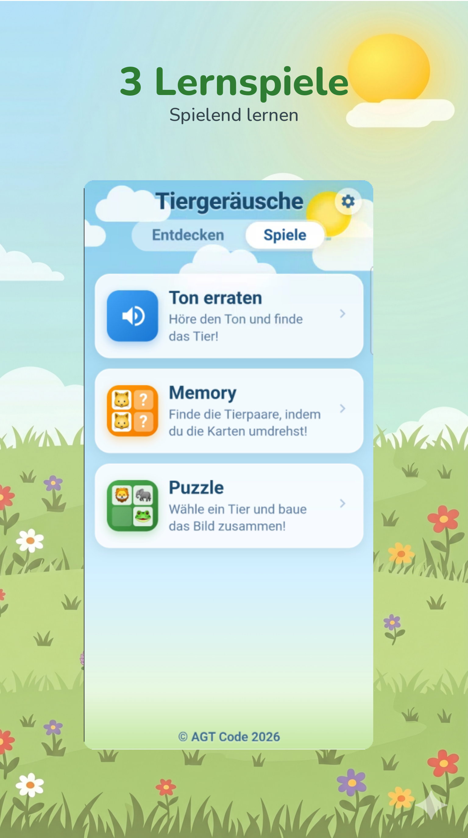 AnimaSom — Menu de Jogos