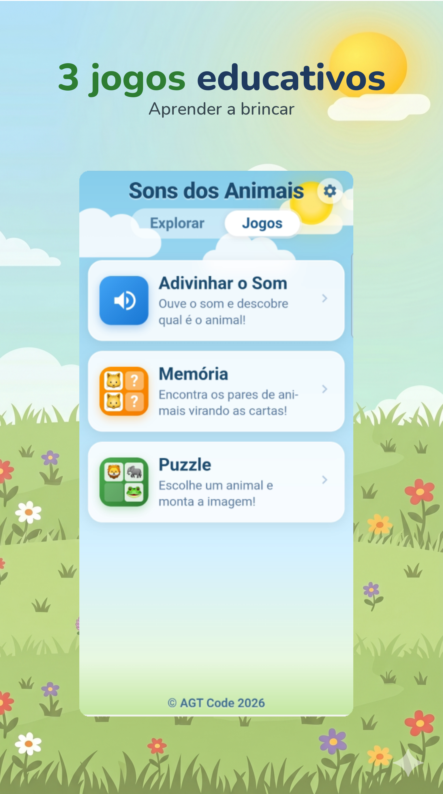 AnimaSom — Menu de Jogos